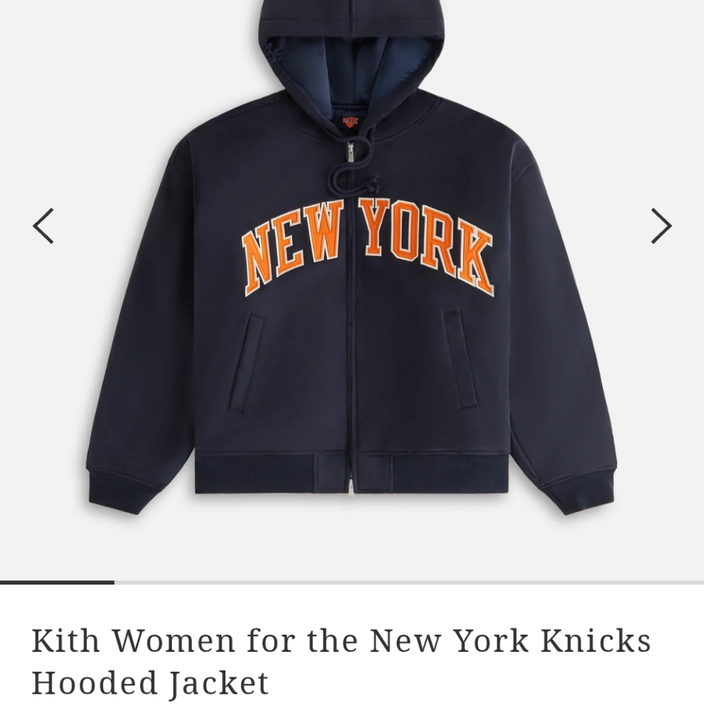 KITH Womens Knicks Hooded Jacket.